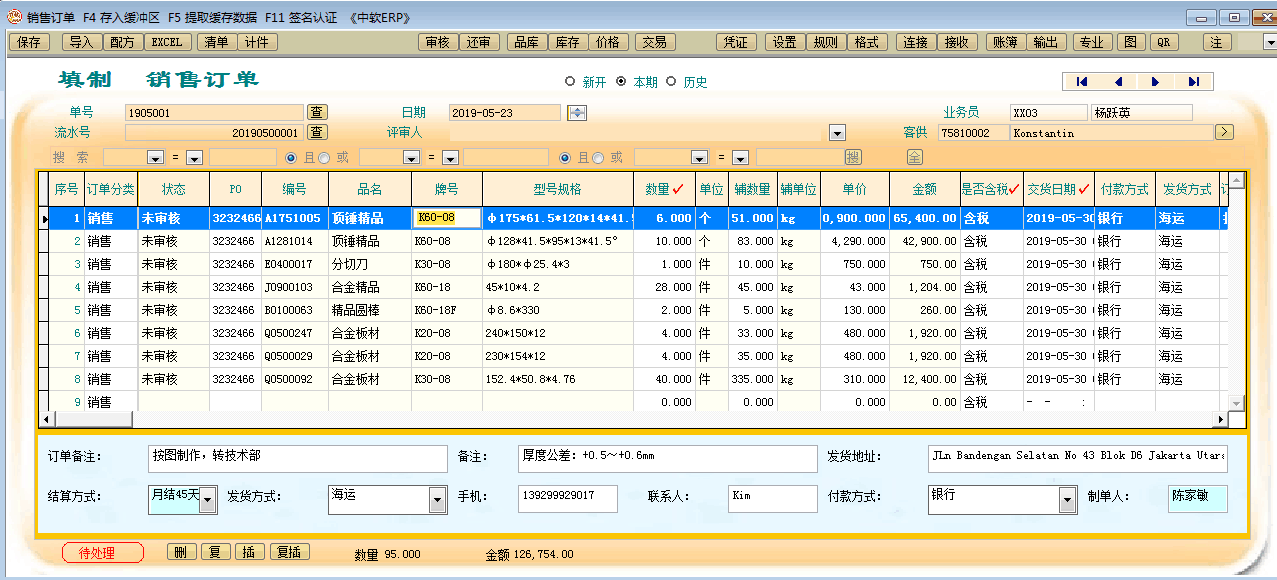 中软ERP软件系统_硬质合金行业ERP的如何上线控制企业运营?